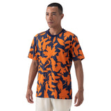Yonex Nature Midnight Navy/Orange Tennis T-shirt