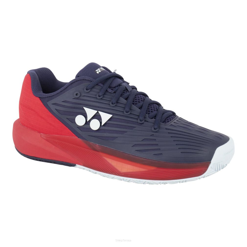 Buty tenisowe Yonex Power Cushion Eclipsion 5 AC US granatowo-czerwone