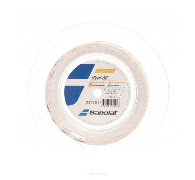 Naciąg badminton Babolat iFeel 66 0.66 mm 10m ze szpuli - biały