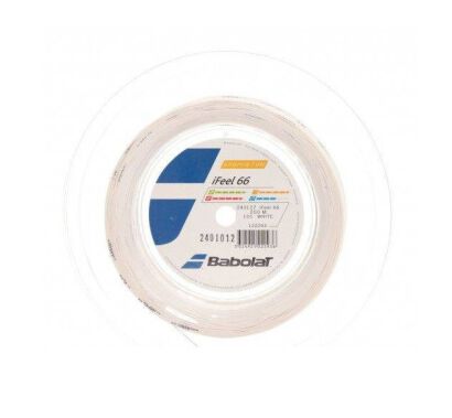 Naciąg badminton Babolat iFeel 66 0.66 mm 10m ze szpuli - biały