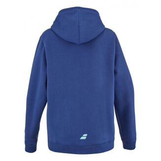 Bluza tenisowa juniorska Babolat Exercise Hood Sweat Estate Blue