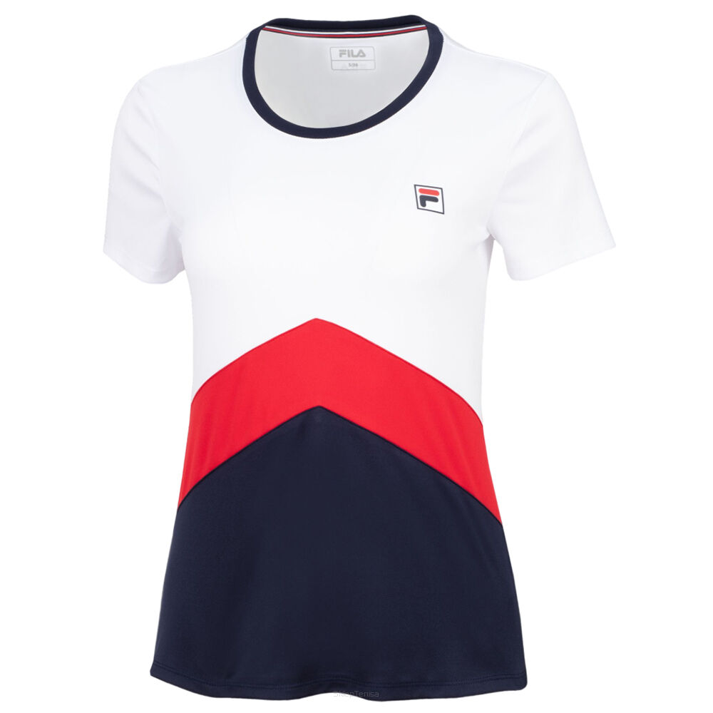 Koszulka tenisowa Fila T-shirt Aurelia biała