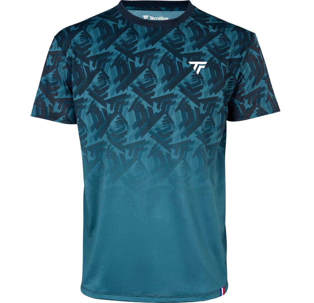 Koszulka tenisowa Tecnifibre X-Loop Tee morska