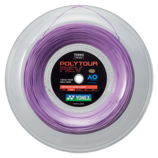 Naciąg tenisowy Yonex Poly Tour Rev 1.20 ze szpuli Purple