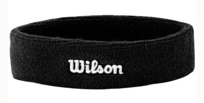 Frotka tenisowa na głowę Wilson Headband czarna