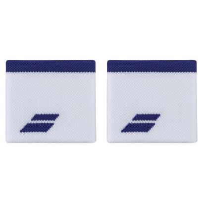 Frotki tenisowe Babolat Logo krótkie biało-niebieskie