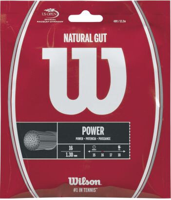 Naciąg tenisowy Wilson Natural Gut 1.25