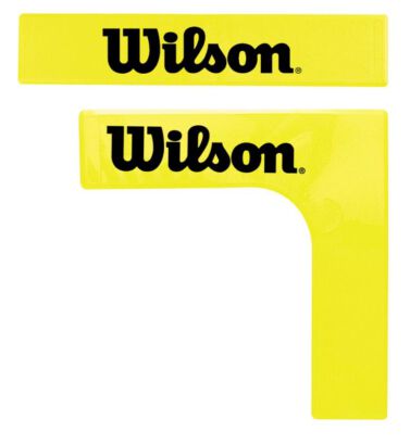 Znaczniki treningowe Wilson Tennis Court Lines Box 16P - yellow