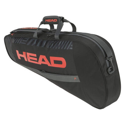 Torba tenisowa Head Base Racquet Bag S - czarny/pomarańczowy