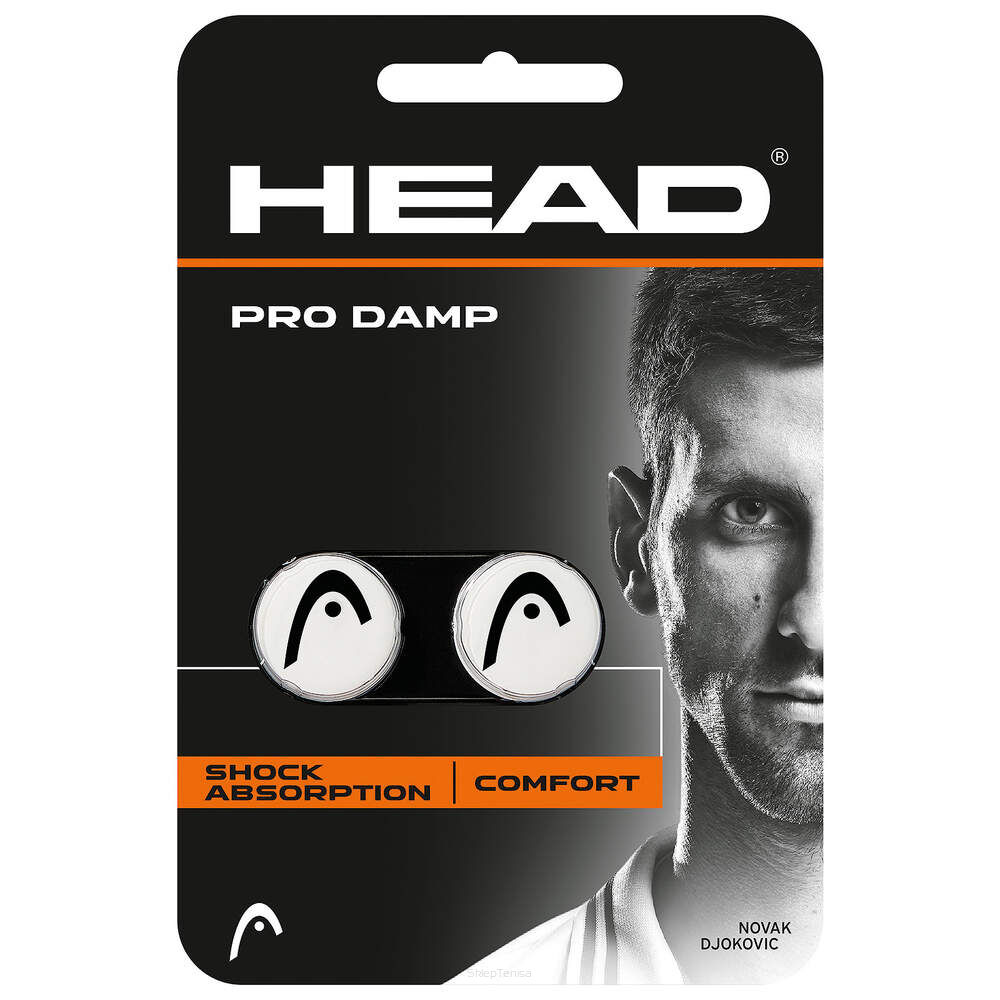 Wibrastopy - tłumik - Head Pro Damp - white