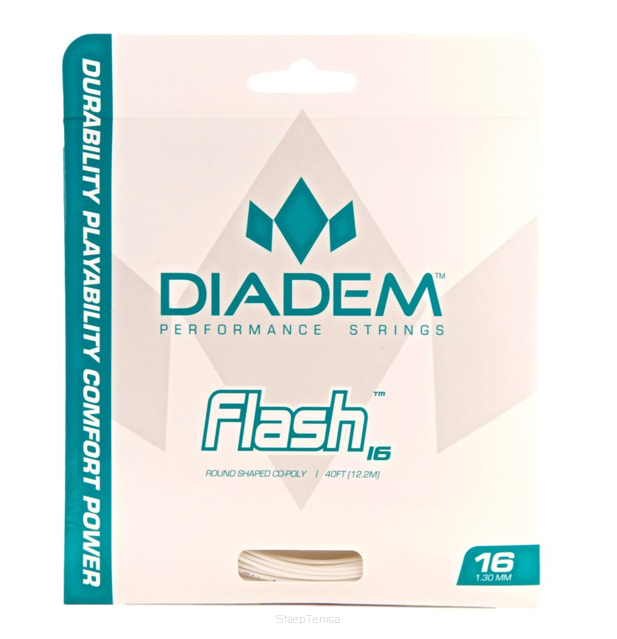 Naciąg tenisowy Diadem Flash 16L (1.25) biały