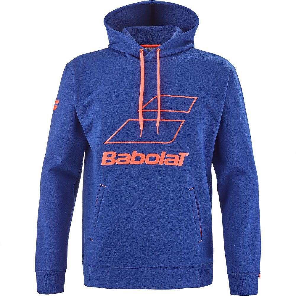 Bluza Tenisowa Babolat Exrcise Hood Sweat Estate Blue