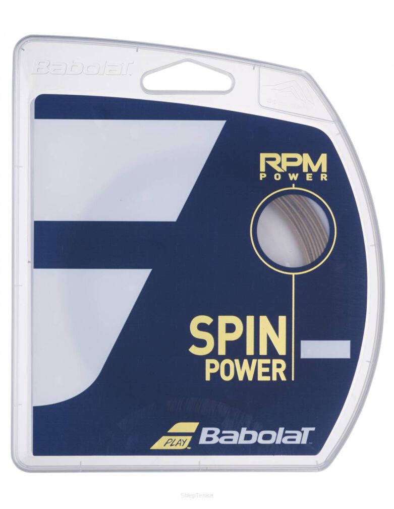 Naciąg Babolat RPM Spin Power 12m 1,25mm brązowy