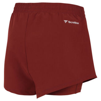 Spodenki tenisowe Tecnifibre Team Short bordowe