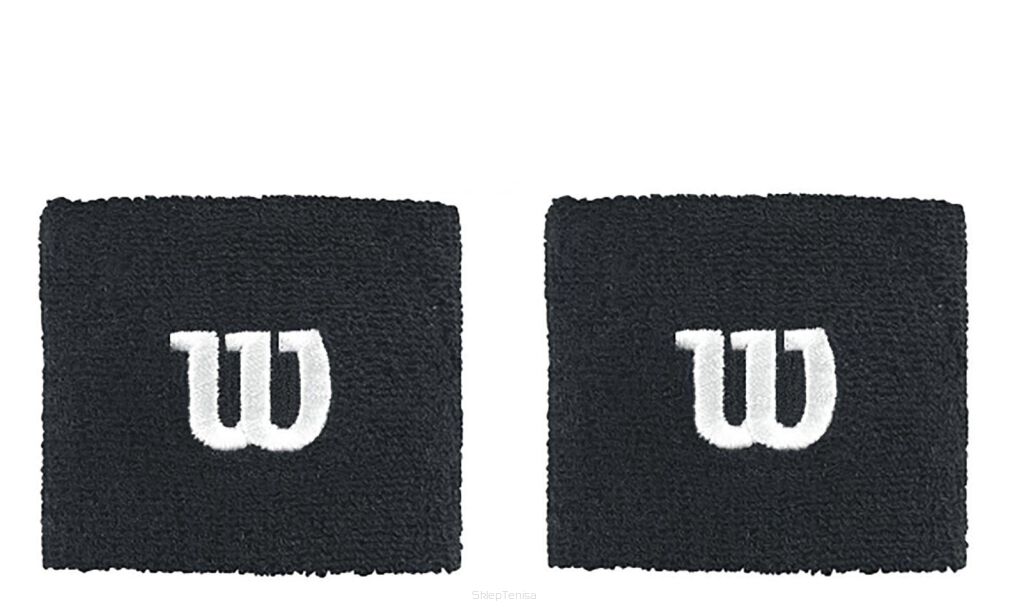 Frotka tenisowa Wilson Wristband - black/black