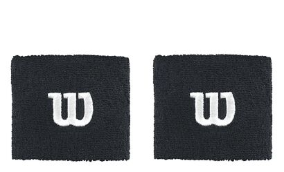 Frotka tenisowa Wilson Wristband - black/black