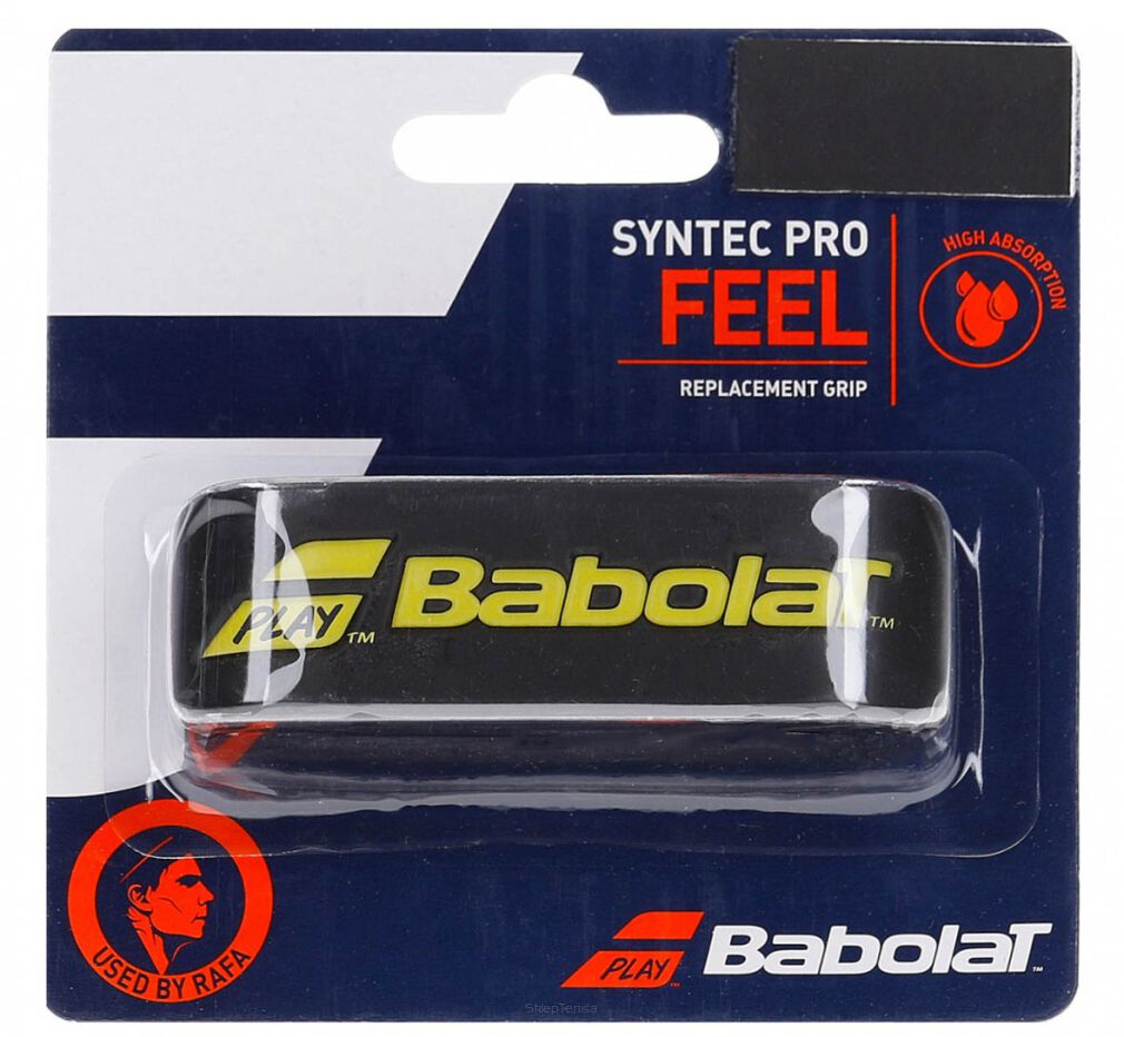 Owijka Bazowa Babolat SYNTEC PRO FEEL czarno-żółta