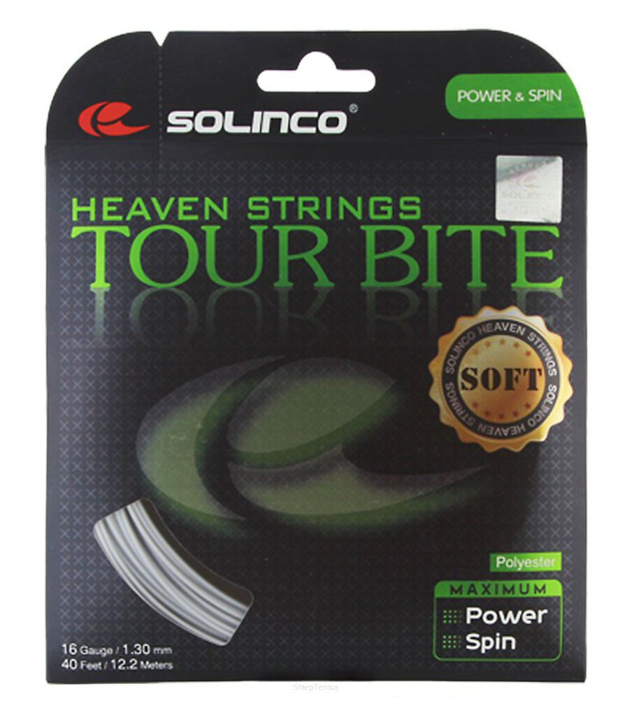 Naciąg tenisowy Solinco Tour Bite Soft (12.2m) szary 1.30