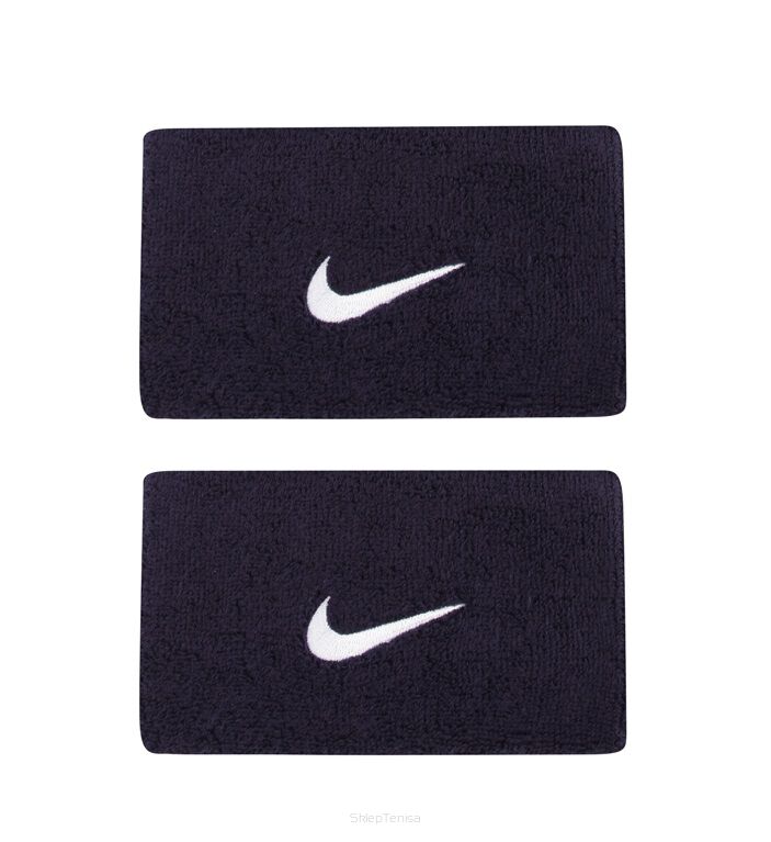 Frotka tenisowa Nike Swoosh Double-Wide granatowa