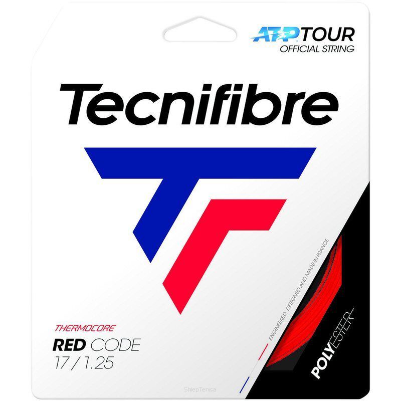 Naciąg tenisowy Tecnifibre Red Code 1.25 czerwony