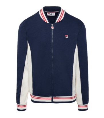 Bluza tenisowa Fila Settanta granatowa