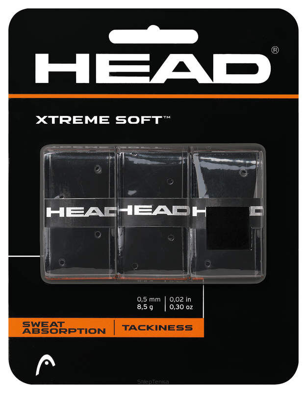 Owijki tenisowe wierzchnie Head Xtreme Soft czarne