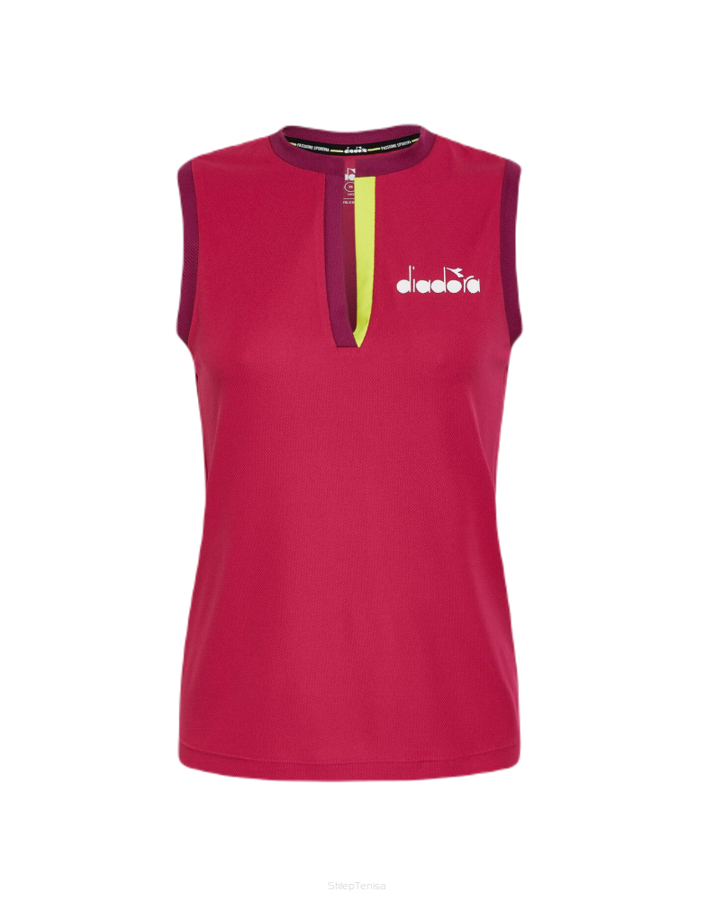 Top tenisowy Diadora Tank Icon różowy