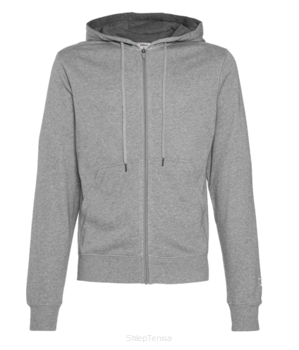 Bluza tenisowa Wilson Team Zip Hoodie szara