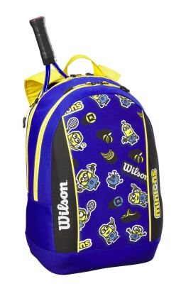 Plecak tenisowy Wilson Minions V3.0 Tour Jr Backpack - niebieski/żółty