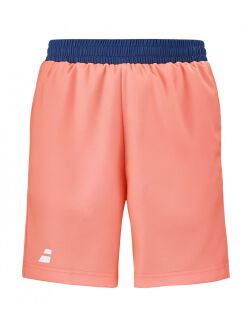 Spodenki tenisowe juniorskie Babolat Play Short Boy - fluo strike/estate blue