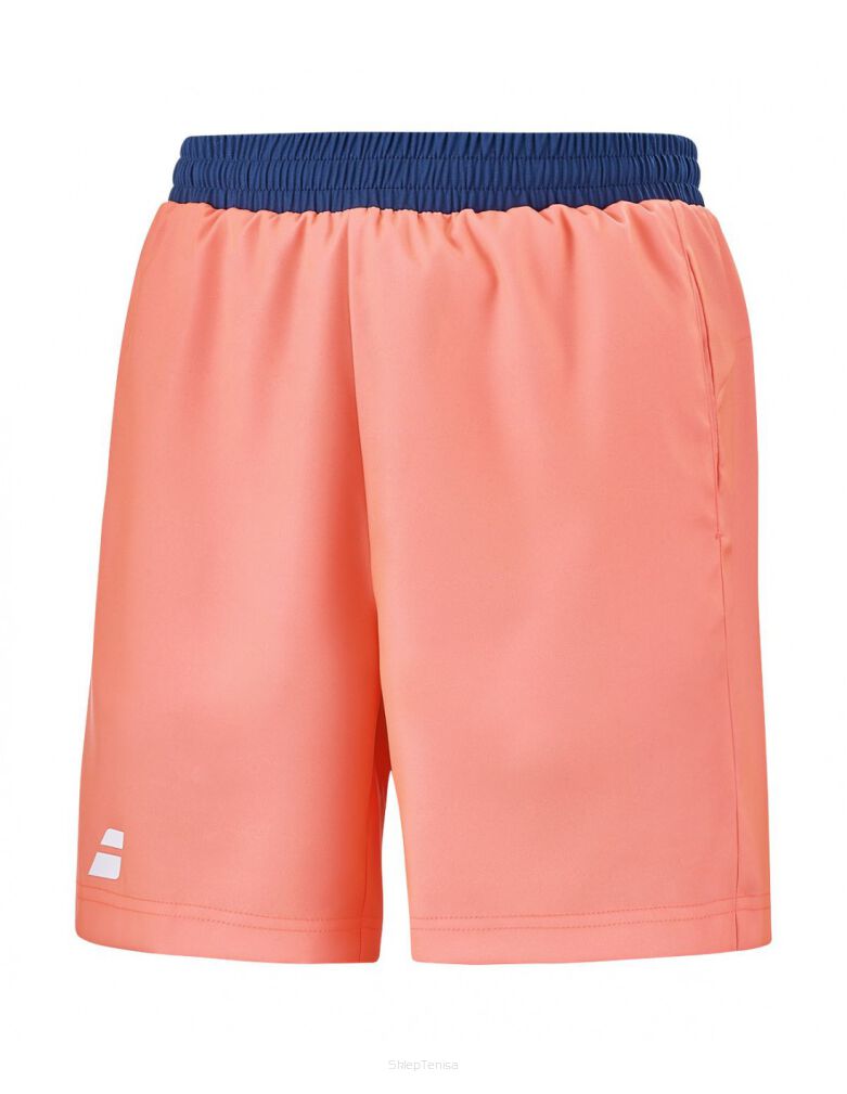 Spodenki tenisowe juniorskie Babolat Play Short Boy - fluo strike/estate blue