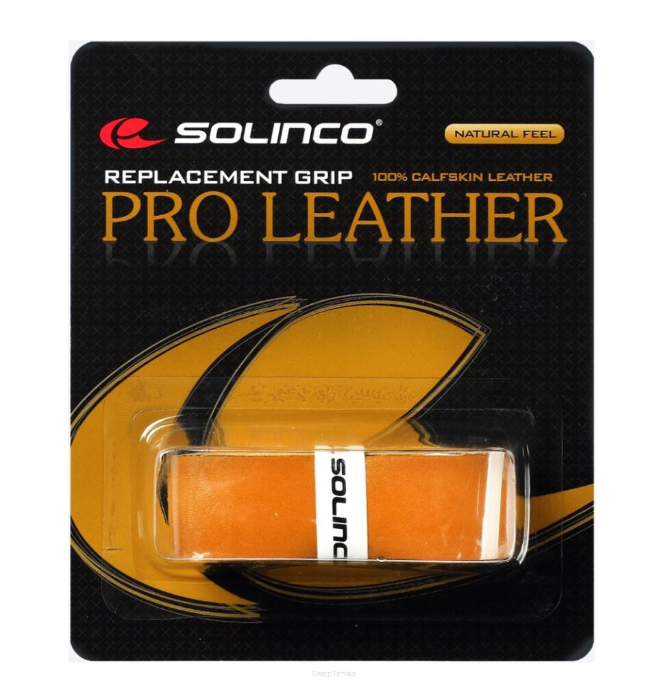 Owijka bazowa Solinco Pro Leather brązowa