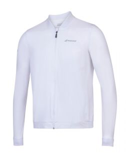 Bluza zapinana Tenisowa Babolat Play Jacket biała