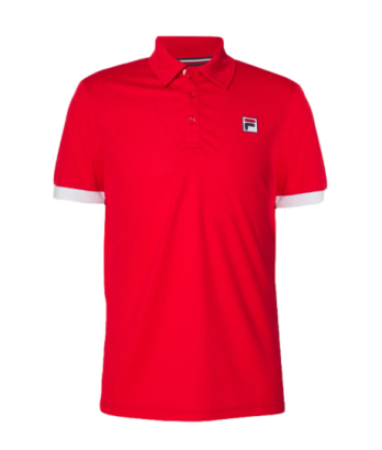 Koszulka tenisowa Fila Polo Marc czerwona