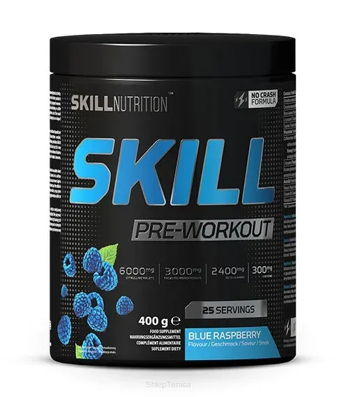 Skill Nutrition Pre-Workout o smaku niebieskiej maliny