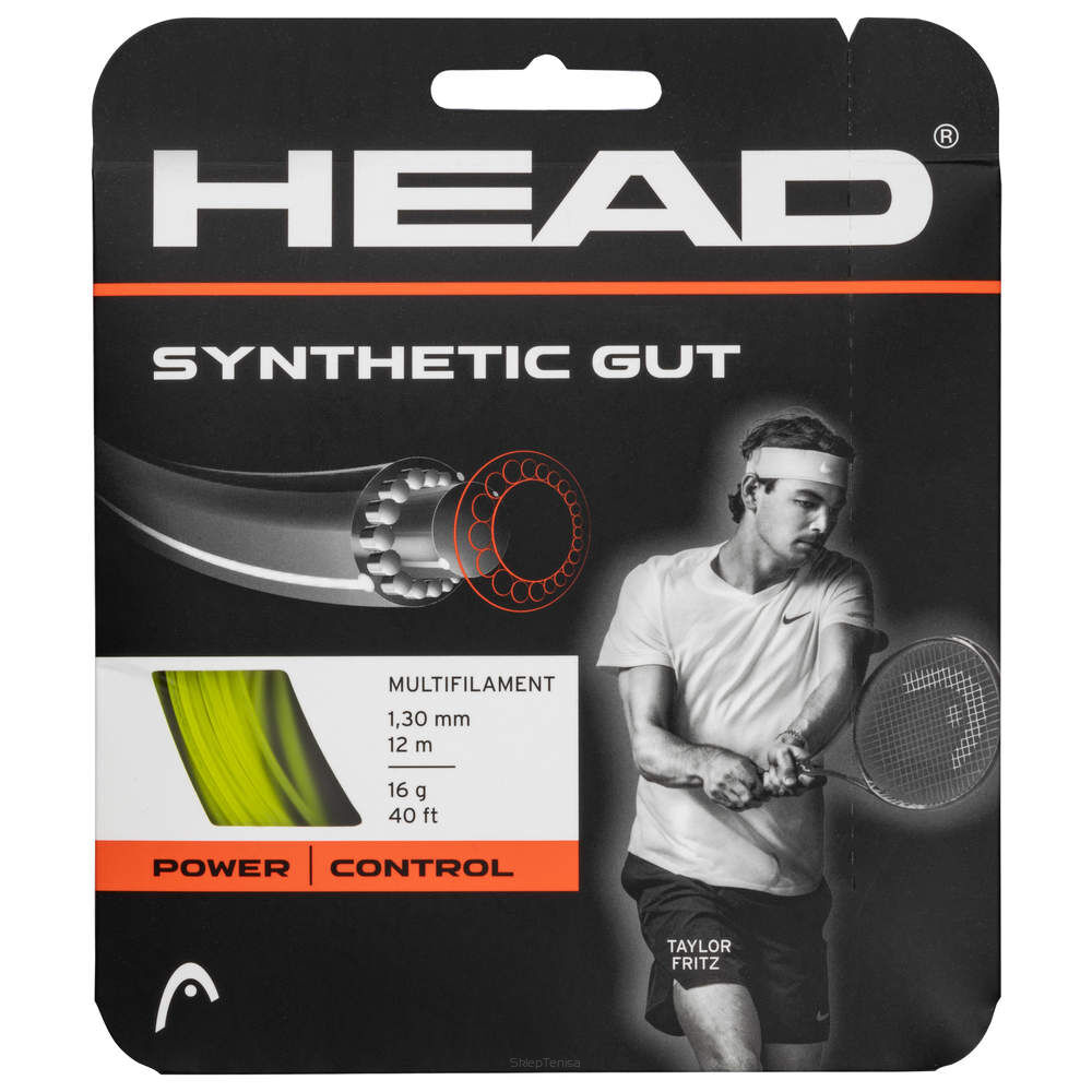 Naciąg tenisowy Head Synthetic Gut 1.30 żółty