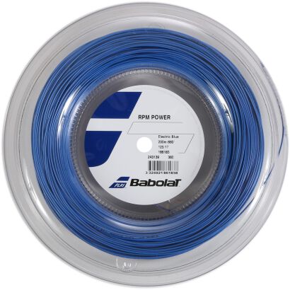 Naciąg Babolat RPM Power 12m 1.25 ze szpuli niebieski