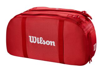 Torba tenisowa Wilson Super Tour Red Coaches Duffle czerwona