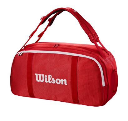 Torba tenisowa Wilson Super Tour Red Coaches Duffle czerwona