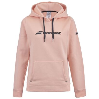 Bluza tenisowa juniorska Babolat Exercise Hood Sweat Tropical Peach