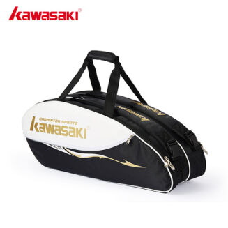 Torba do badmintona Kawasaki thermobag 6R czarno-złoty