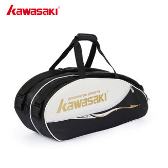 Torba do badmintona Kawasaki thermobag 6R czarno-złoty