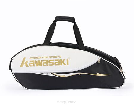 Torba do badmintona Kawasaki thermobag 6R czarno-złoty