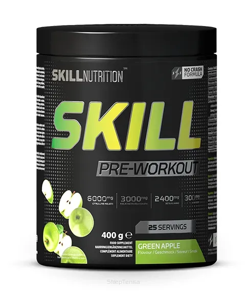 Skill Nutrition Pre-Workout o smaku zielonego jabłka