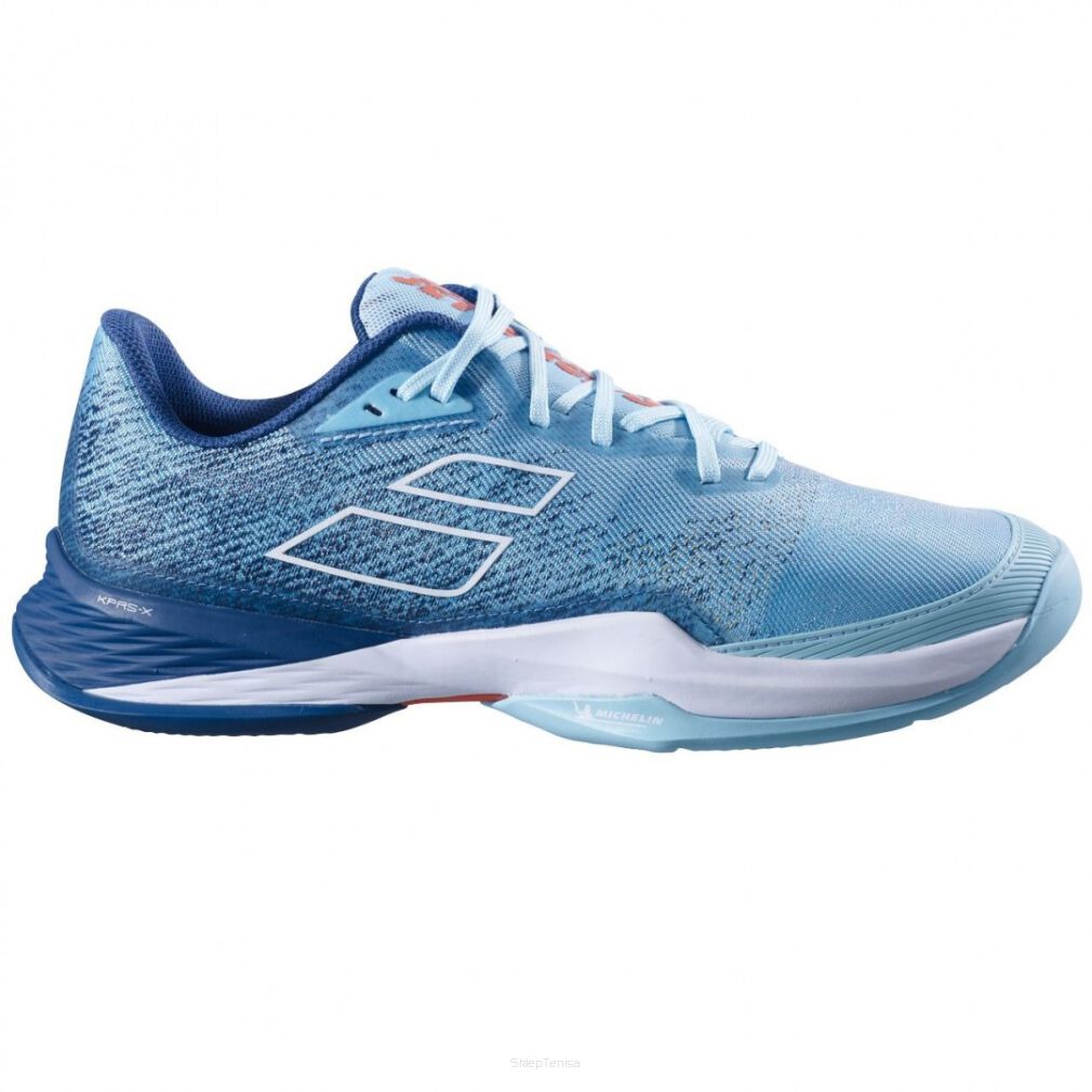 Buty tenisowe męskie Babolat Jet Mach 3 AC Angel Blue