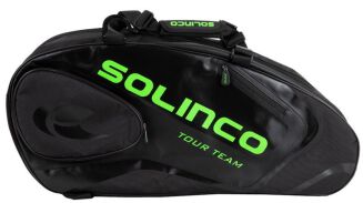 Torba tenisowa Solinco Racquet Bag 6 czarno-zielona