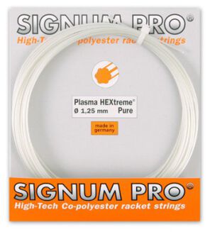 Naciąg tenisowy Signum Pro Plasma HEXtreme Pure 1.25 biały