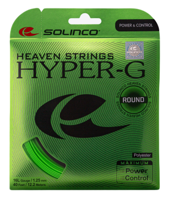 Naciąg tenisowy Solinco Hyper-G Round zielony 1.15