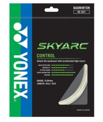 Naciąg badminton Yonex Skyarc Control biały