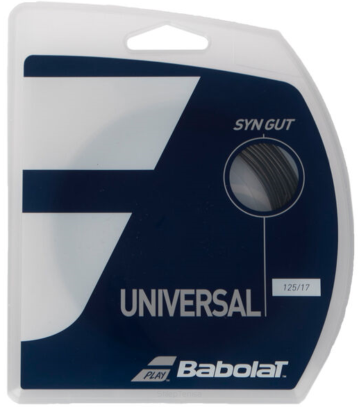 Naciąg tenisowy Babolat Syn Gut Universal 1.25 czarny